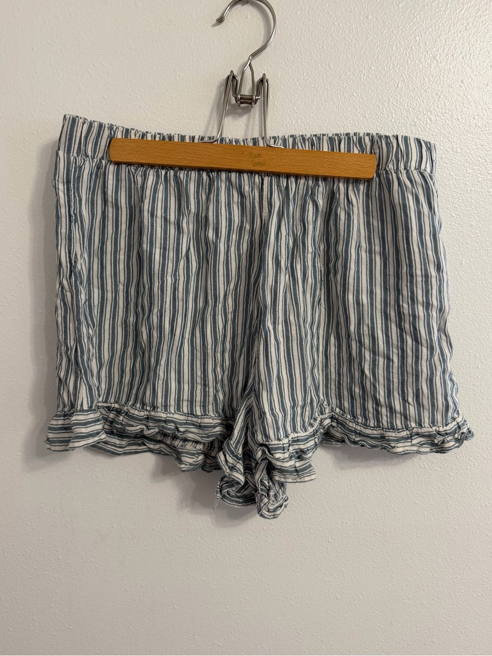American Eagle Striped Linen Shorts